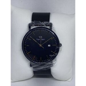 Vigor Rigger Men's Black Stainless Steel Strap Analog Dial Quartz Watch RQ634